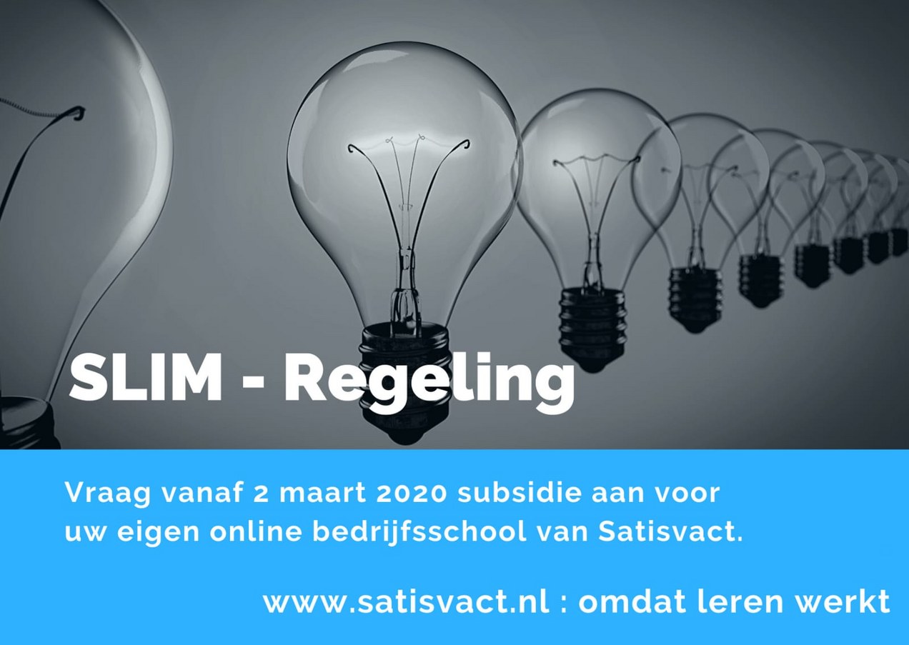 Een Leven Lang Leren? SLIM Geregeld! - Satisvact B.V.